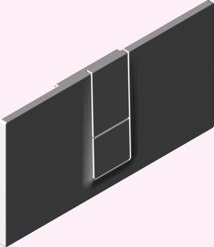 Системная техника  Принадлежности к панелям смыва для унитазов и писсуаров  Панели смыва для унитазов VIEGA 654 764 1) Модель 8334.1 Santreyd  - Вид №15