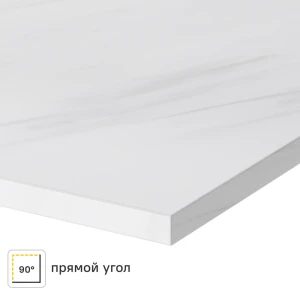 Столешница Неаполитано 120x80x2 см искусственный камень цвет белый 84168274 STLM-2159718