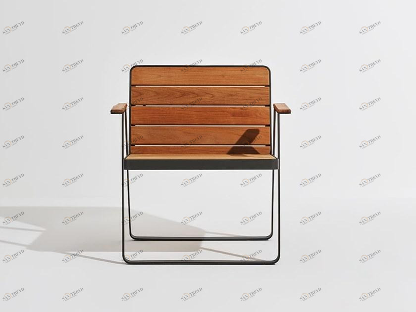 Terraforma Садовое кресло из тика с подлокотниками Makemake Mklocbte/1 - mklocbte/2