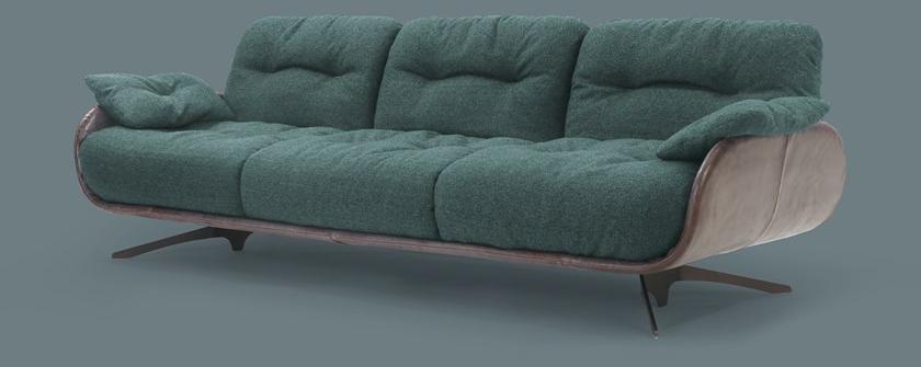 Borzalino Диван из ткани Ayton sun-id-1431476 - Вид №1