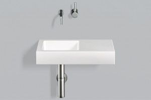 4273000401 Умывальник, wt.qs525.l, белая, противомикробное Alape серия Q