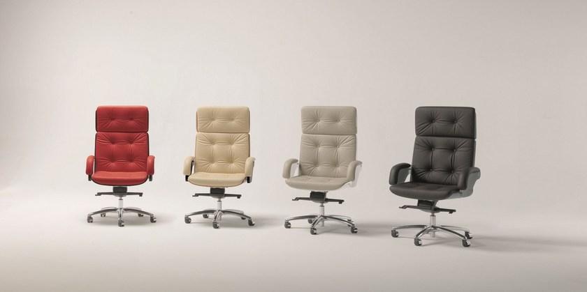 ARTOM by Ultom Поворотное кожаное кресло руководителя с высокой спинкой Nesi sun-id-1367339 - Вид №3