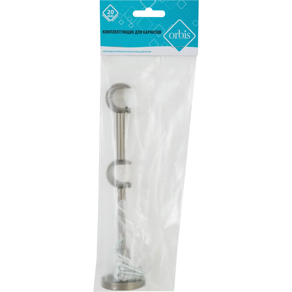 Держатель открытый двухрядный Orbis металл цвет графит 2 см STLM-2094750 - Вид №3