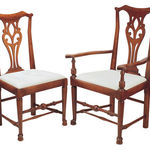 W568 Усадьба Чиппендейл Стул ijlbrown  - Вид №2