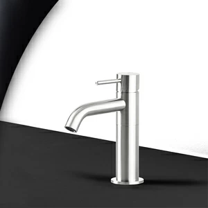 Смеситель для раковины сталь глянцевая Toki Radomonte TKS1L