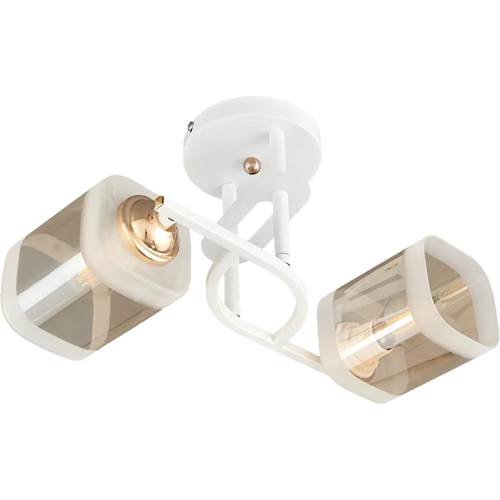 Потолочная люстра Jlight Kira 3137/2C E27 60 Вт, цвет белый/золото 83278755 STLM-2126009  - Вид №2
