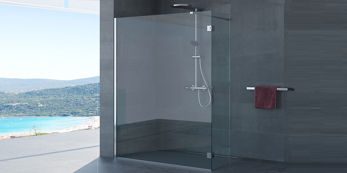 Перегородка в нишу CLAUDIA 129 см CSA Box Doccia 128D - Вид №1