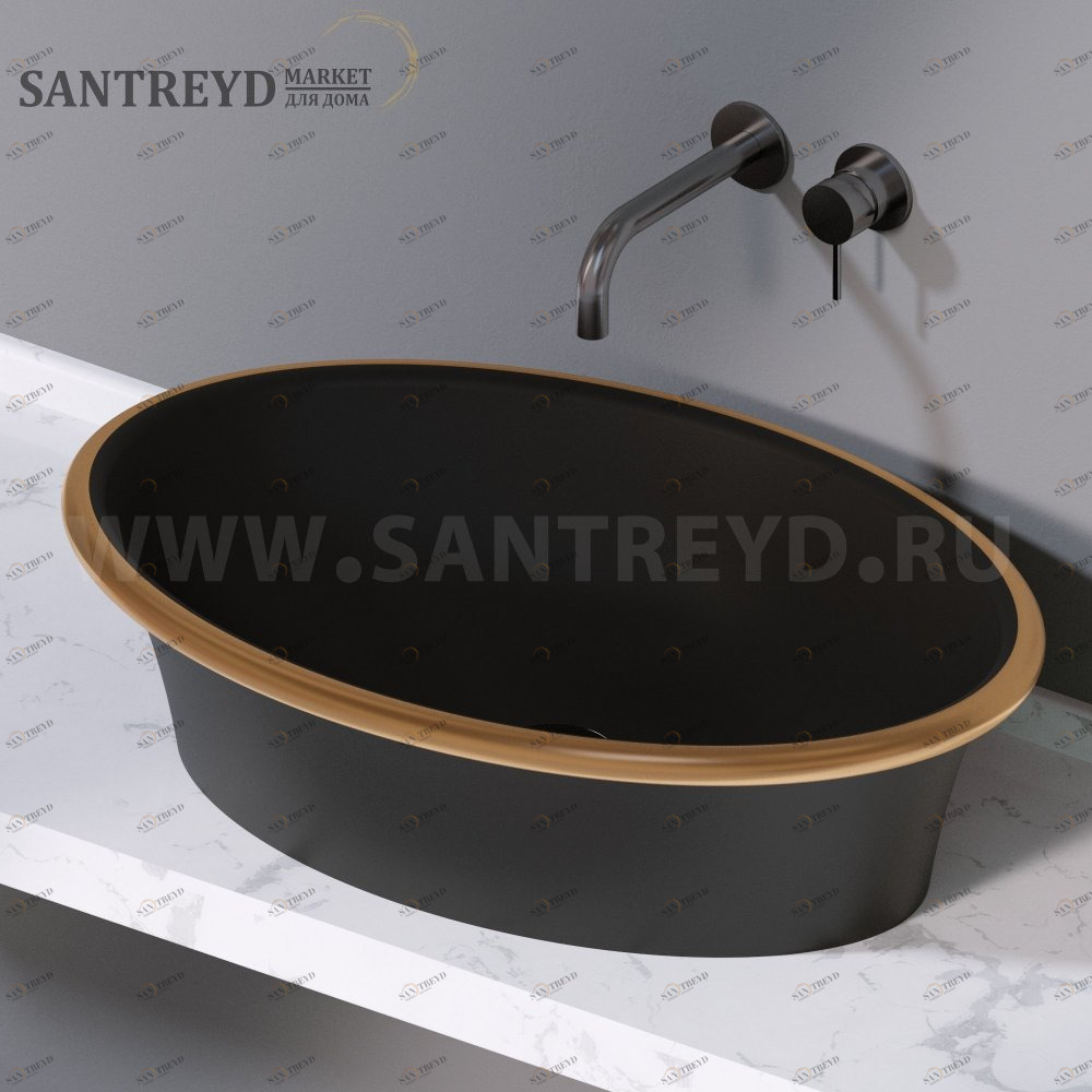 L492105G Накладная раковина на столешницу  овальная A. e T. Italia PRINCESS AeT ITALIA