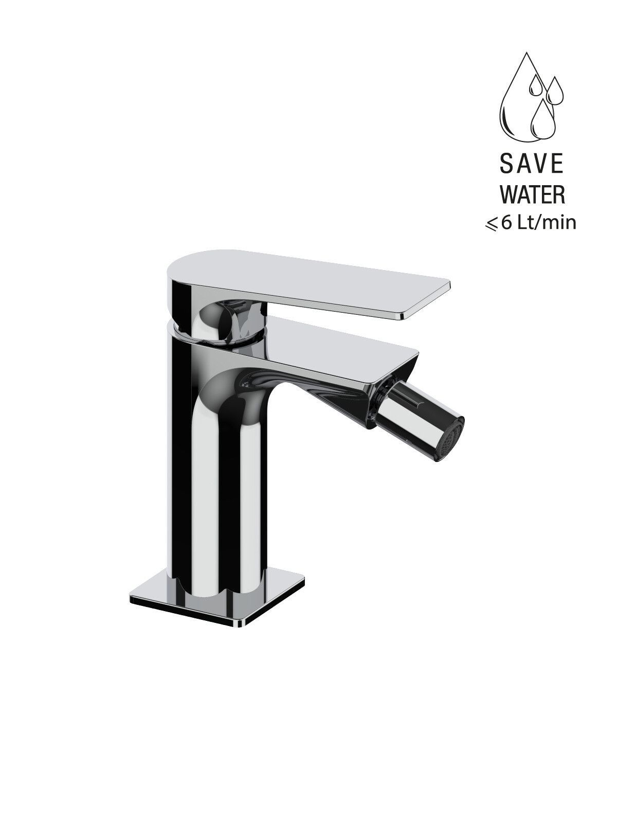 Смеситель для биде с одной ручкой Rubinetterie Frattini Нарцисс ARCH-00002358 - Вид №4