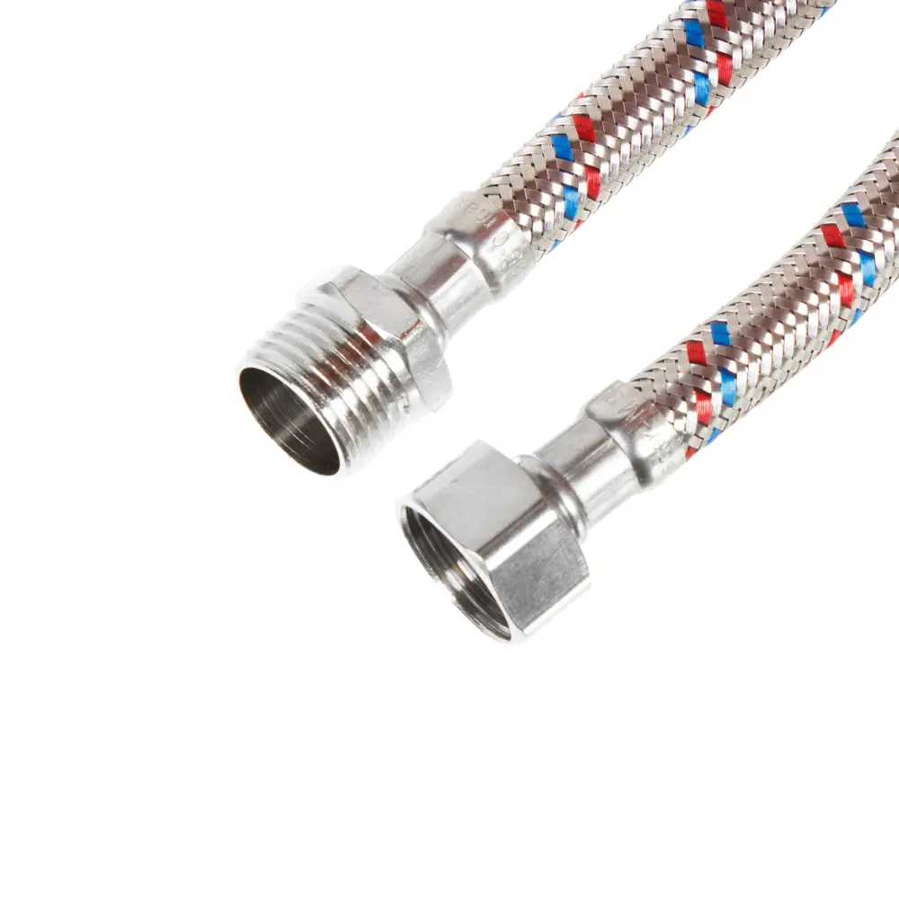 Гибкая подводка для воды Кит-Пром 1/2"x1/2" гайка - штуцер 40 см 12207586 STLM-2134474  - Вид №1