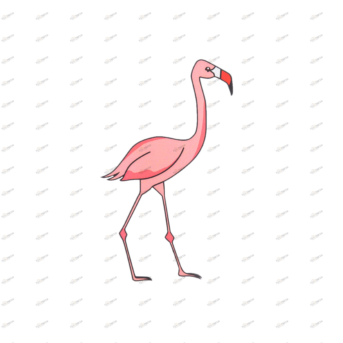 Декоративная наклейка Flamingo VAMVIGVAM FLAMINGO 282156 Розовый Santreyd 