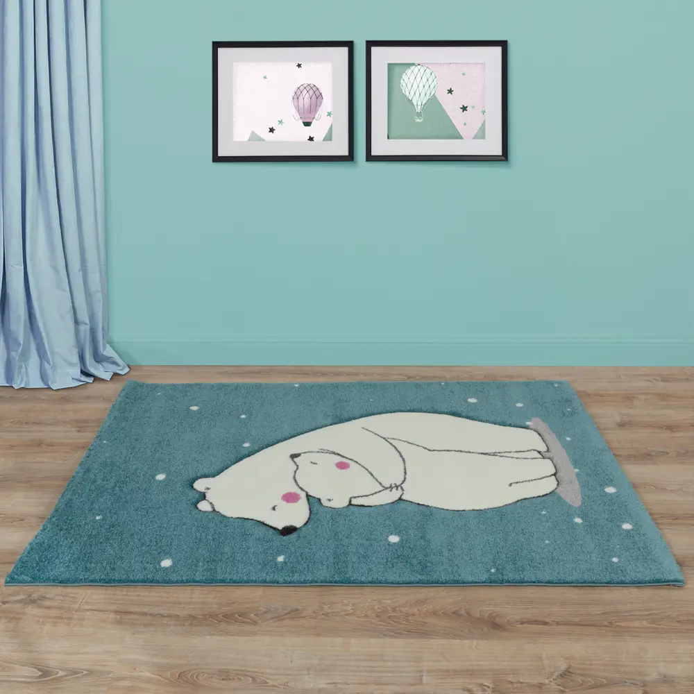 Ковер полипропилен Art Kids A2PVP 120x170 см цвет синий 83262345 STLM-2158945  - Вид №4