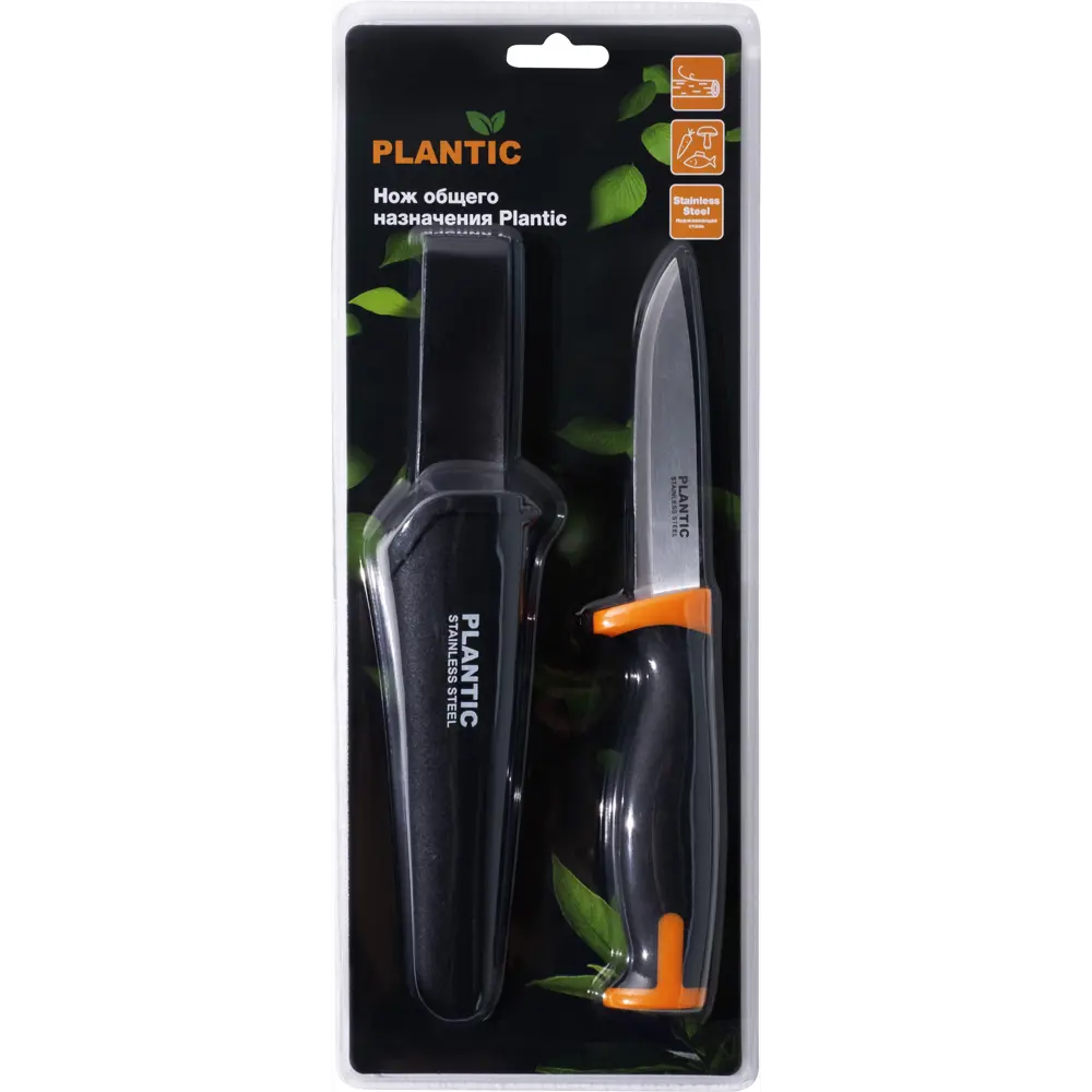 FISKARS Универсальный садовый нож Plantic с чехлом 89359940 STLM-1460059 - Вид №2