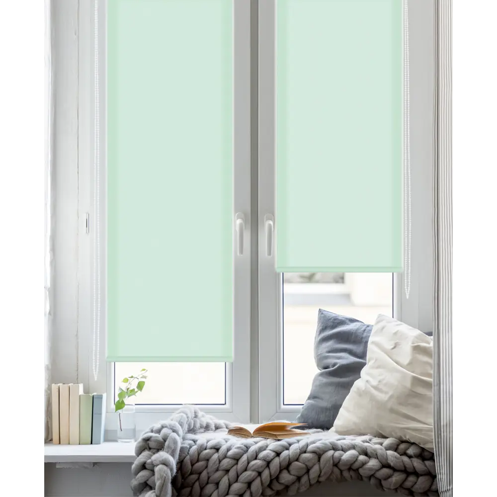 Штора рулонная Stars 60x160 см бирюзовая 82806206 STLM-2133716 GARDEN  - Вид №4