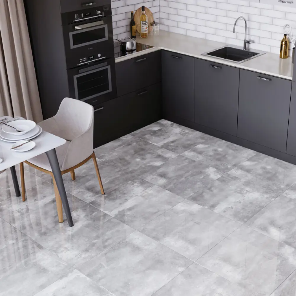 INCOLOR Boston - керамогранит серый полированный 60х60 см 83762990 STLM-0044420