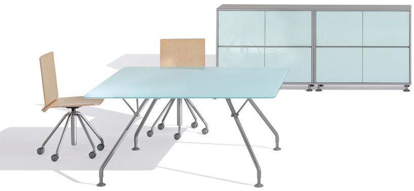 NEWTOM by Ultom Стол для переговоров из стекла Prospero sun-id-1395712 - Вид №3