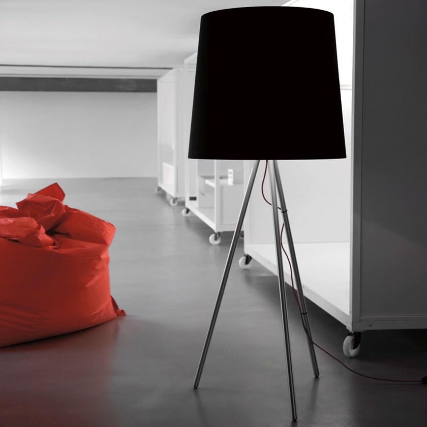 Martinelli Luce Торшер из металла с тканевым абажуром Eva 2270/xg/ne/ne - Вид №2