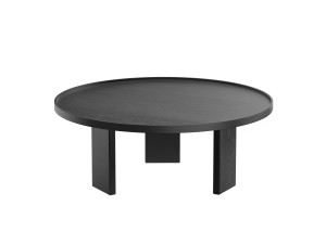 Круглый деревянный журнальный столик