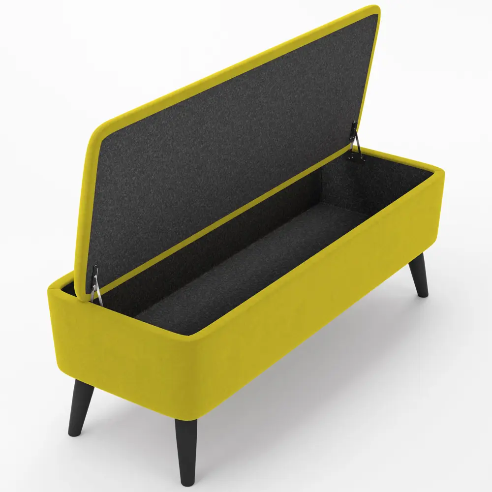 Банкетка полиэстер Seasons Гарда Camaro 13 желтый 112x43 см STLM-2086253 - Вид №2