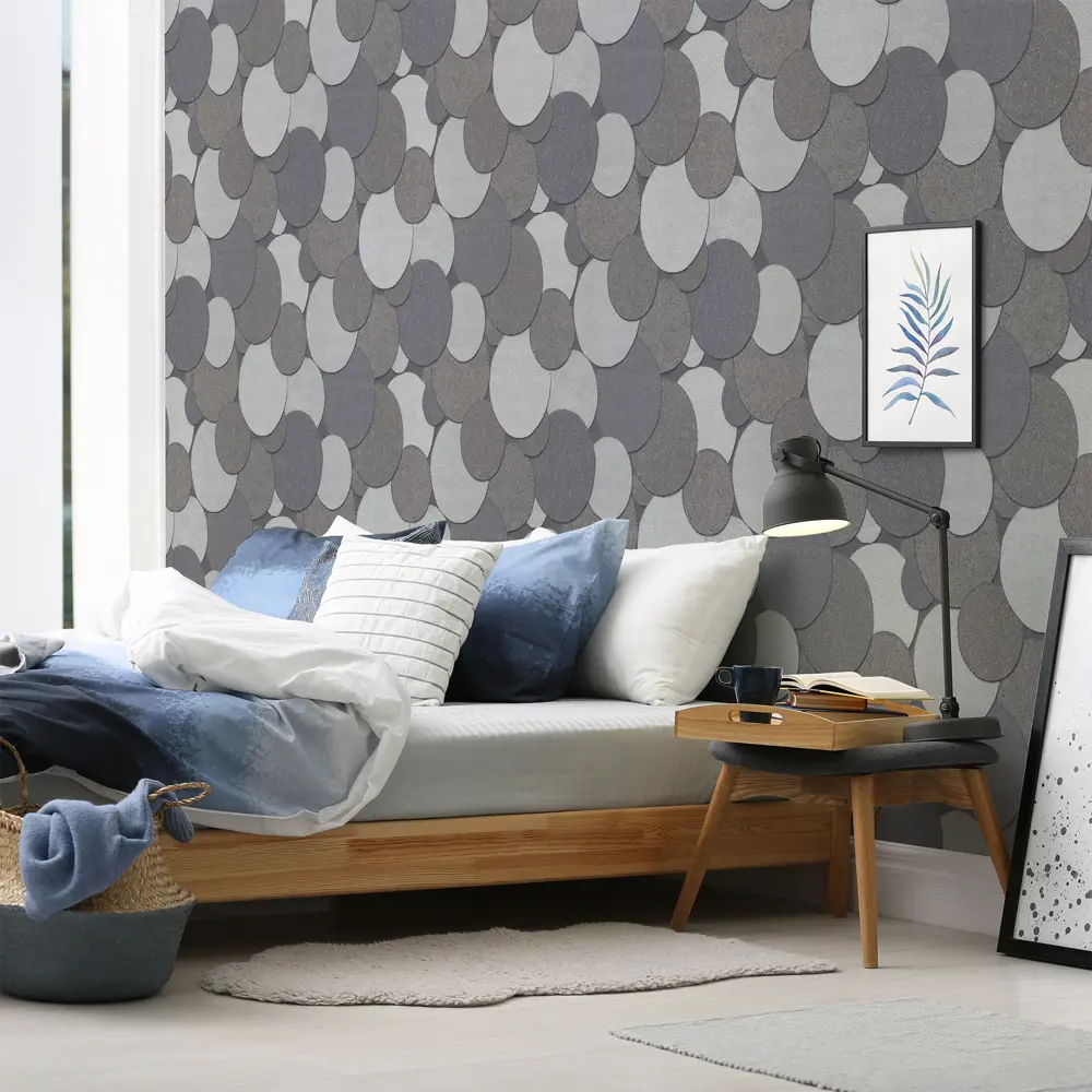 Обои виниловые Wall Decor Авалон серые 1.06 м 75101-46 88487035 STLM-2017505 - Вид №3