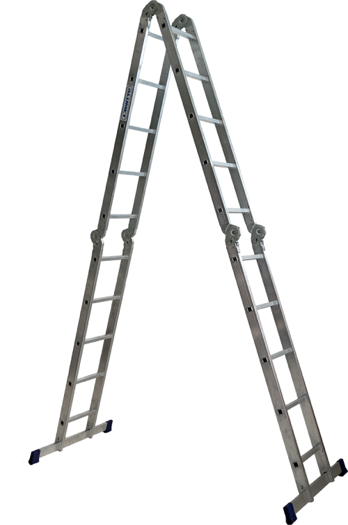Лестница-трансформер. 4 секции по 5 ступени  4*5 ALUMET ТL4055 - Вид №1