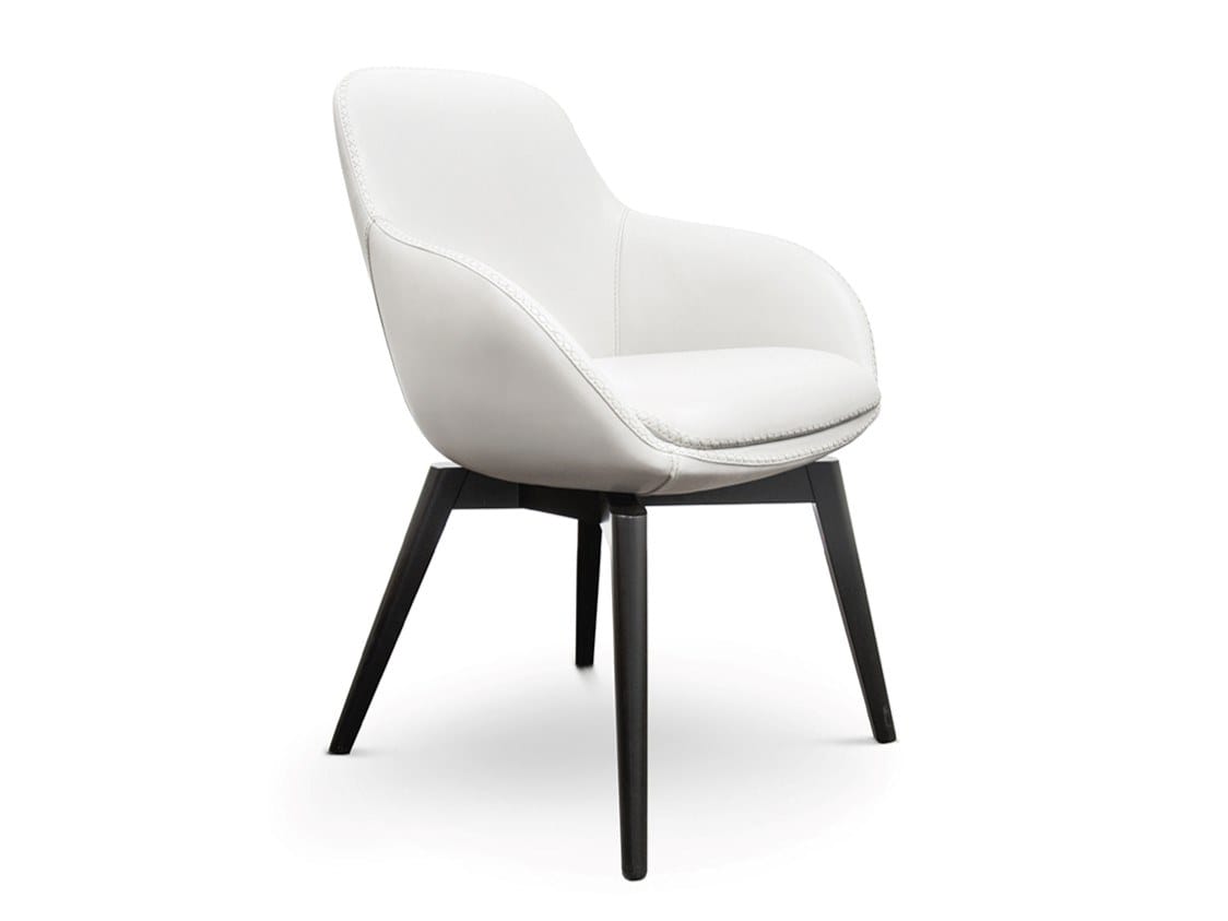 Мягкий стул из оленьей кожи с подлокотниками Formitalia Downtown ARCH-00088147