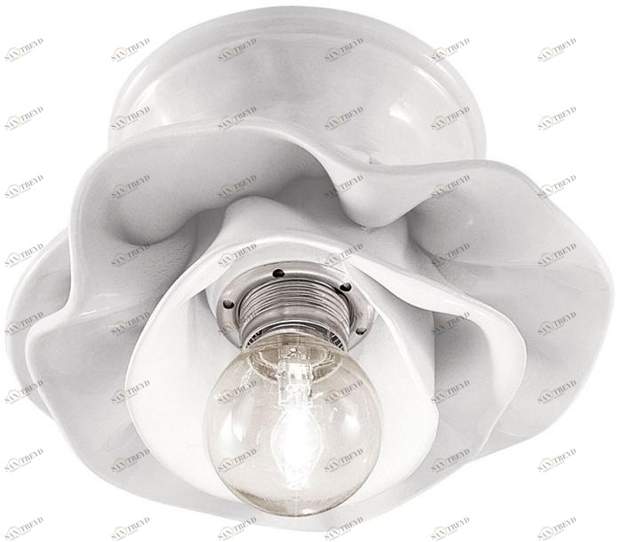 FERROLUCE Круглый керамический потолочный светильник Lecco C1285/6