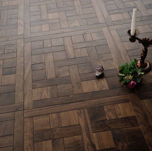 Модульный паркет Coswick Шеверни Американский Классический Орех Европейский (Грецкий) Натур (Гладкая) 635х635 мм 13173761 - Вид №3