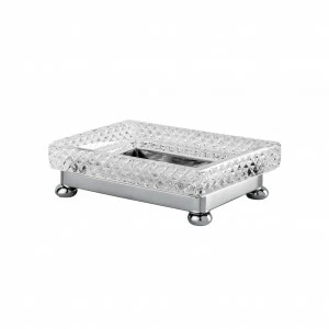 FS08P-604 FS08P-604 Мыльница прямоугольная «РАЗМЕР ДИАМА КРИСТАЛЛ Cristal & Bronze CRISTAL TAILLE “DIAMANT” LISSE