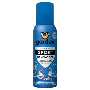 Репеллент для защиты от комаров Gardex Sport аэрозоль 100 мл