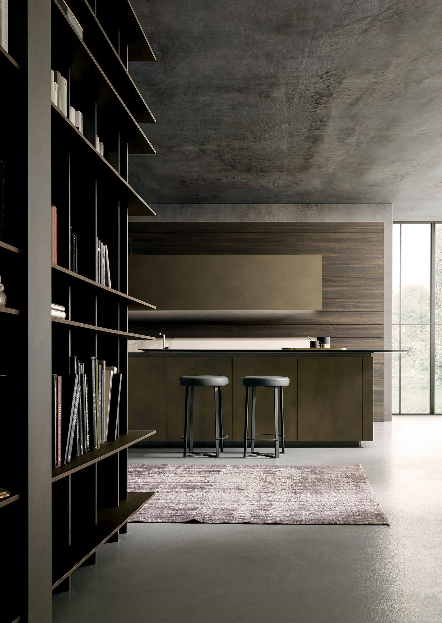 Кухня с островом в milltech и ламинированной столешницей MODULNOVA Skill ARCH-00104742 - Вид №3