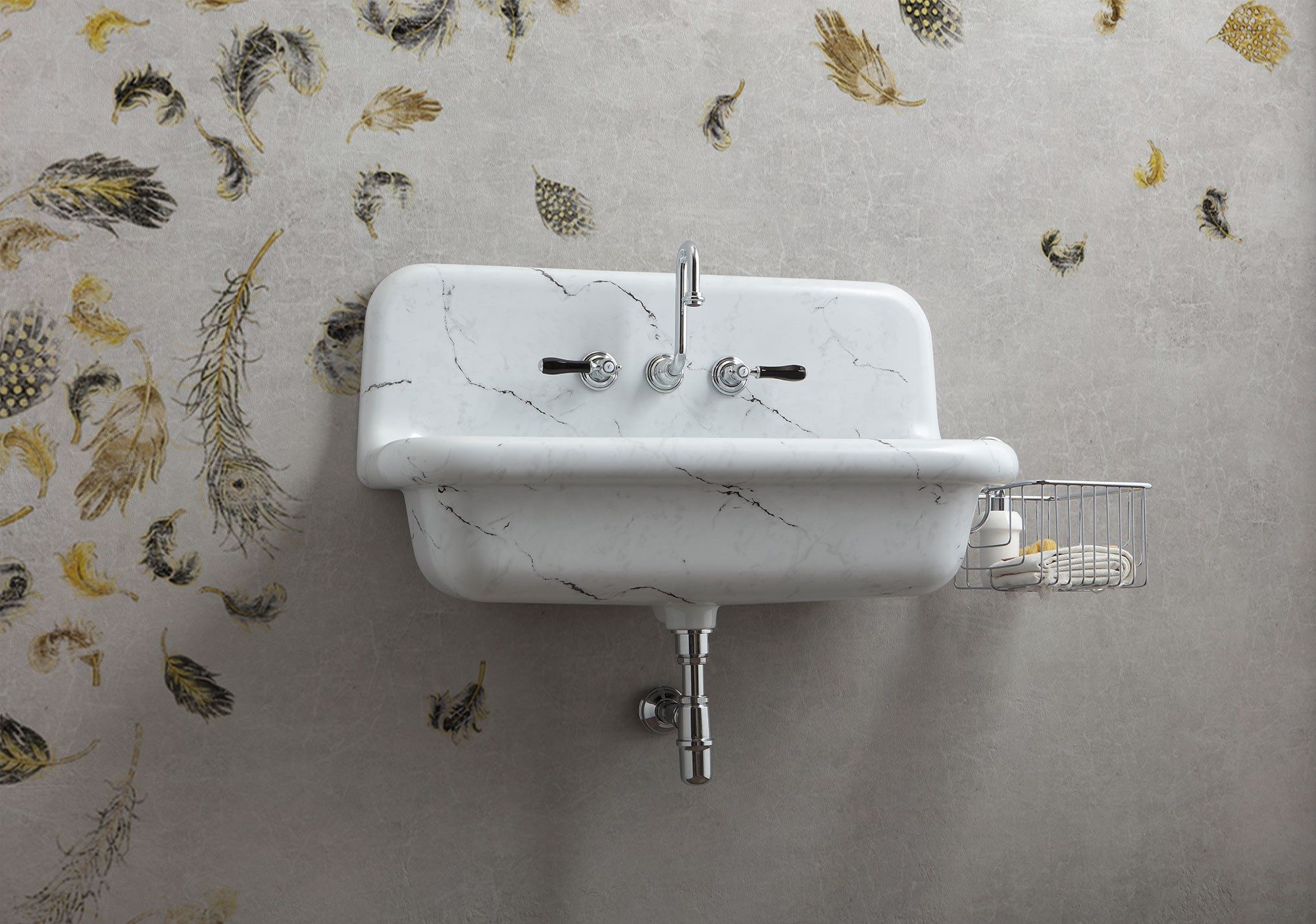 Керамическая прямоугольная подвесная раковина BLEU PROVENCE TrueColors ARCH-00040185 - Вид №15