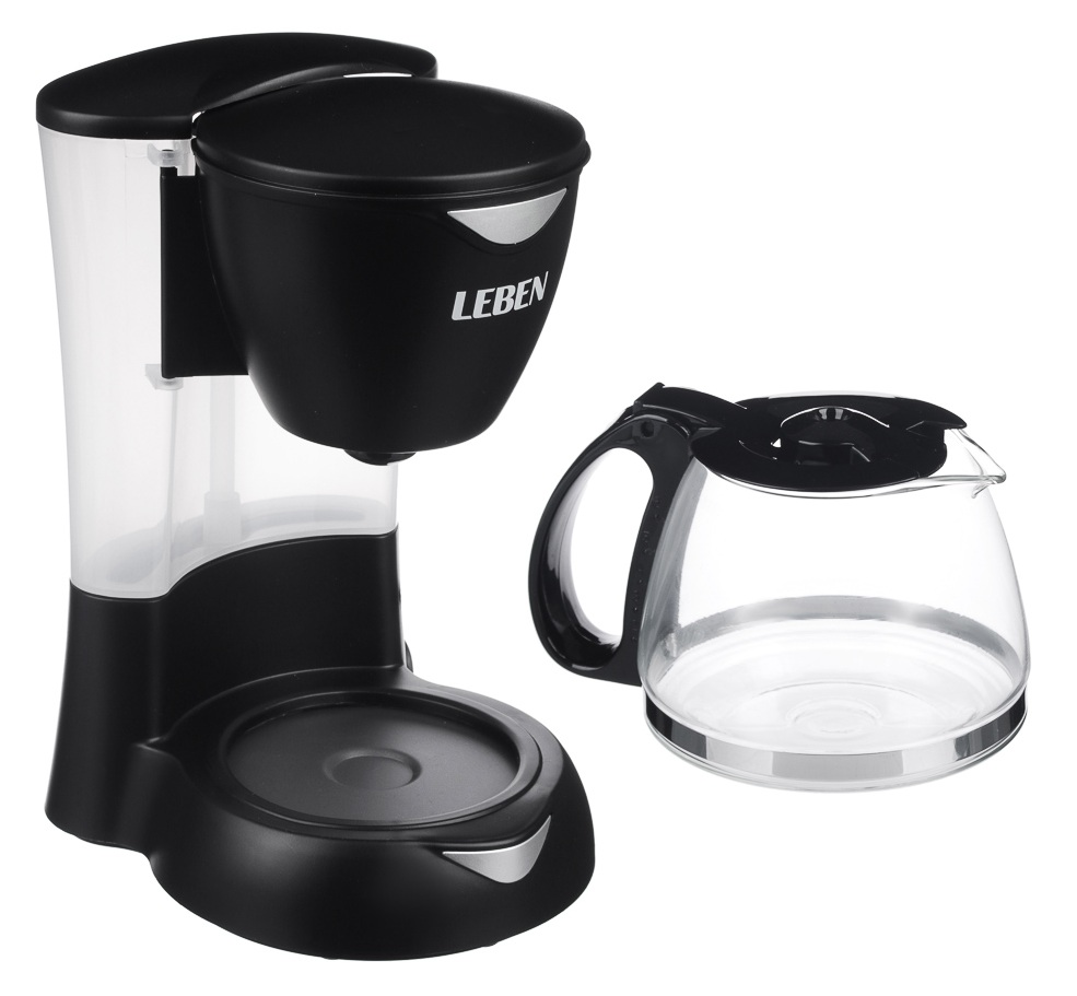 9937551 Кофеварка капельная LEBEN 286-024 черный STDN-0047405 - Вид №2