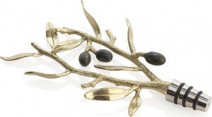 10548848 Michael Aram Стоппер Michael Aram Золотая оливковая ветвь 18см Латунь