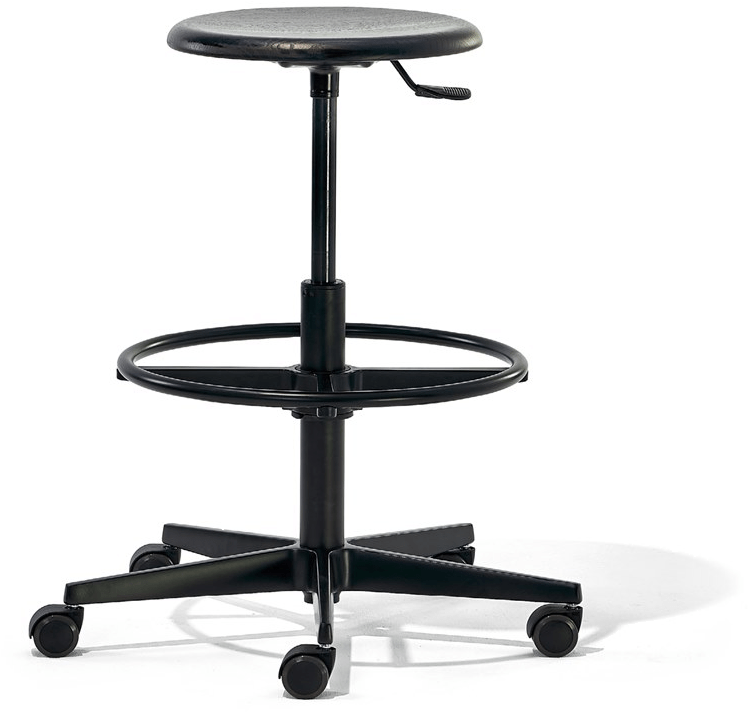 Richard Lampert Регулируемый по высоте табурет с 5 спицами и колесами sun-id-1476165 - Вид №1