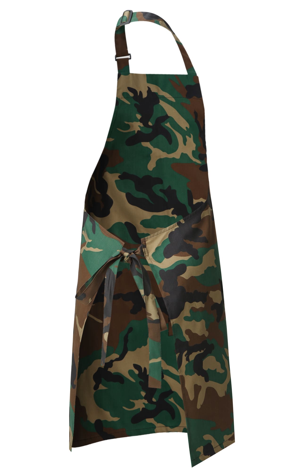 60129 Фартук с нагрудником camouflage green (камуфляжный зеленый) HORECA  Одежда для официантов  размер  - Вид №1