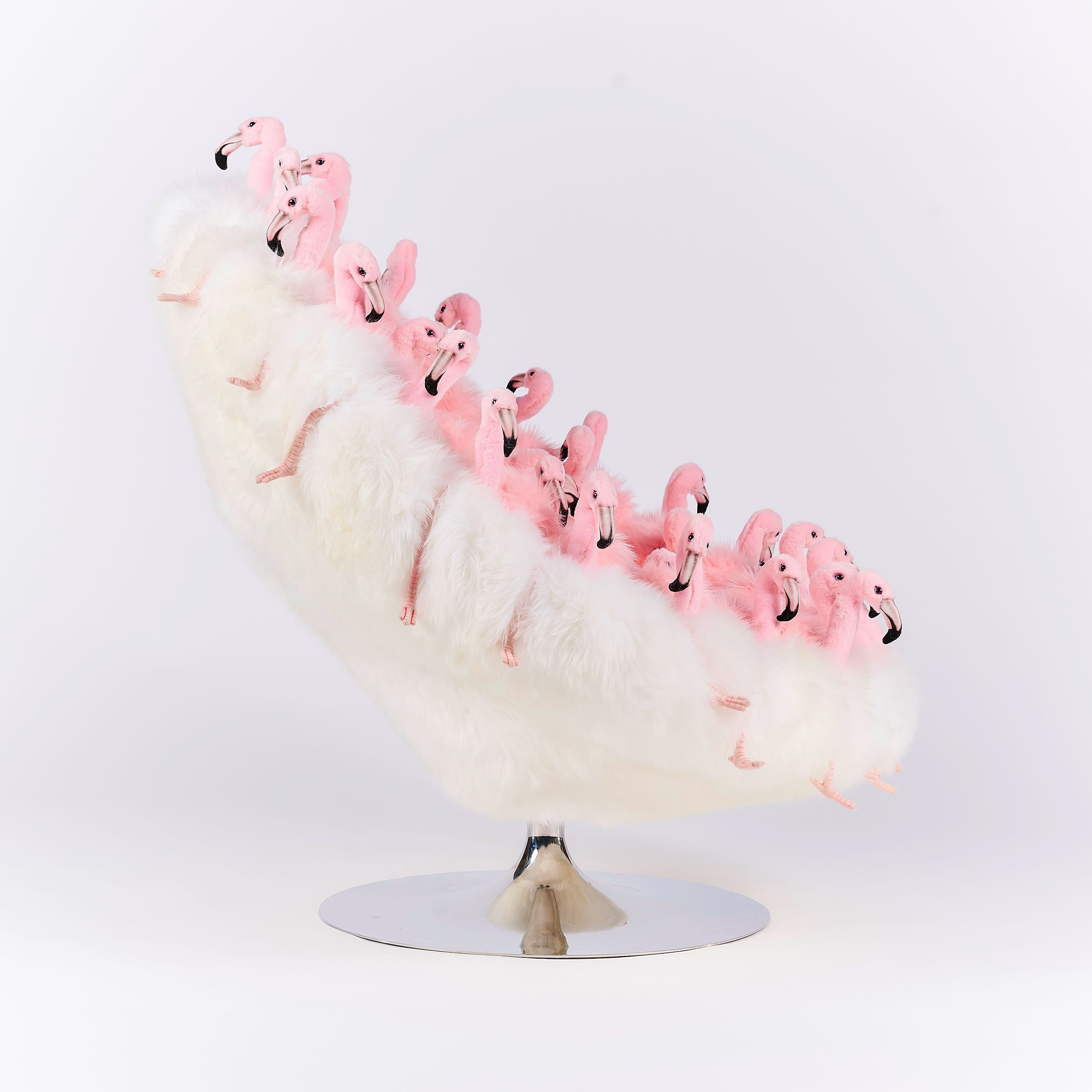 Полиэфирное кресло APCOLLECTION фламинго ARCH-00113686 - Вид №12