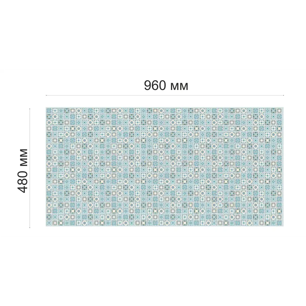 Листовая панель ПВХ 960x480x0.3 мм Восточная 0.46 м² 82124128 STLM-2165621 GRACE  - Вид №4