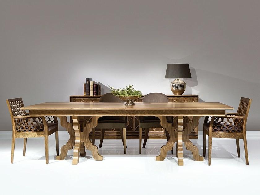 Mobi Прямоугольный деревянный обеденный стол sun-id-1489993 - Вид №1