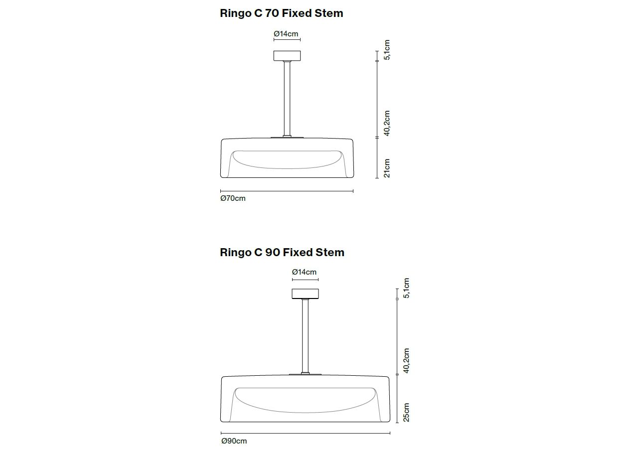 Светодиодный потолочный светильник из поликарбоната Marset Ринго ARCH-00010886 - Вид №6