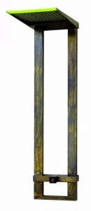 tender rain Настенная душевая стойка из латуни с душевой лейкой Menhir