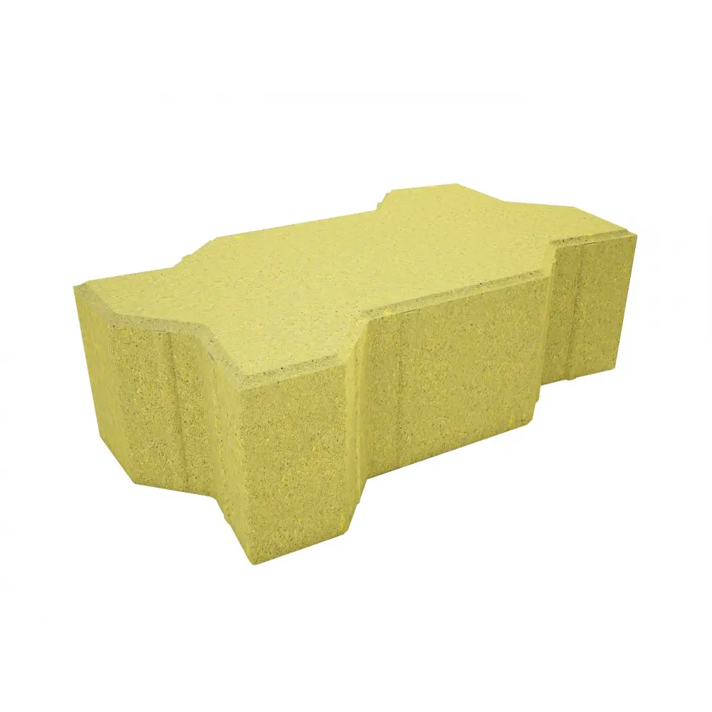 Плитка тротуарная Сигма 220x110x70 мм цвет желтый 85263240 STLM-2105111 Santreyd 