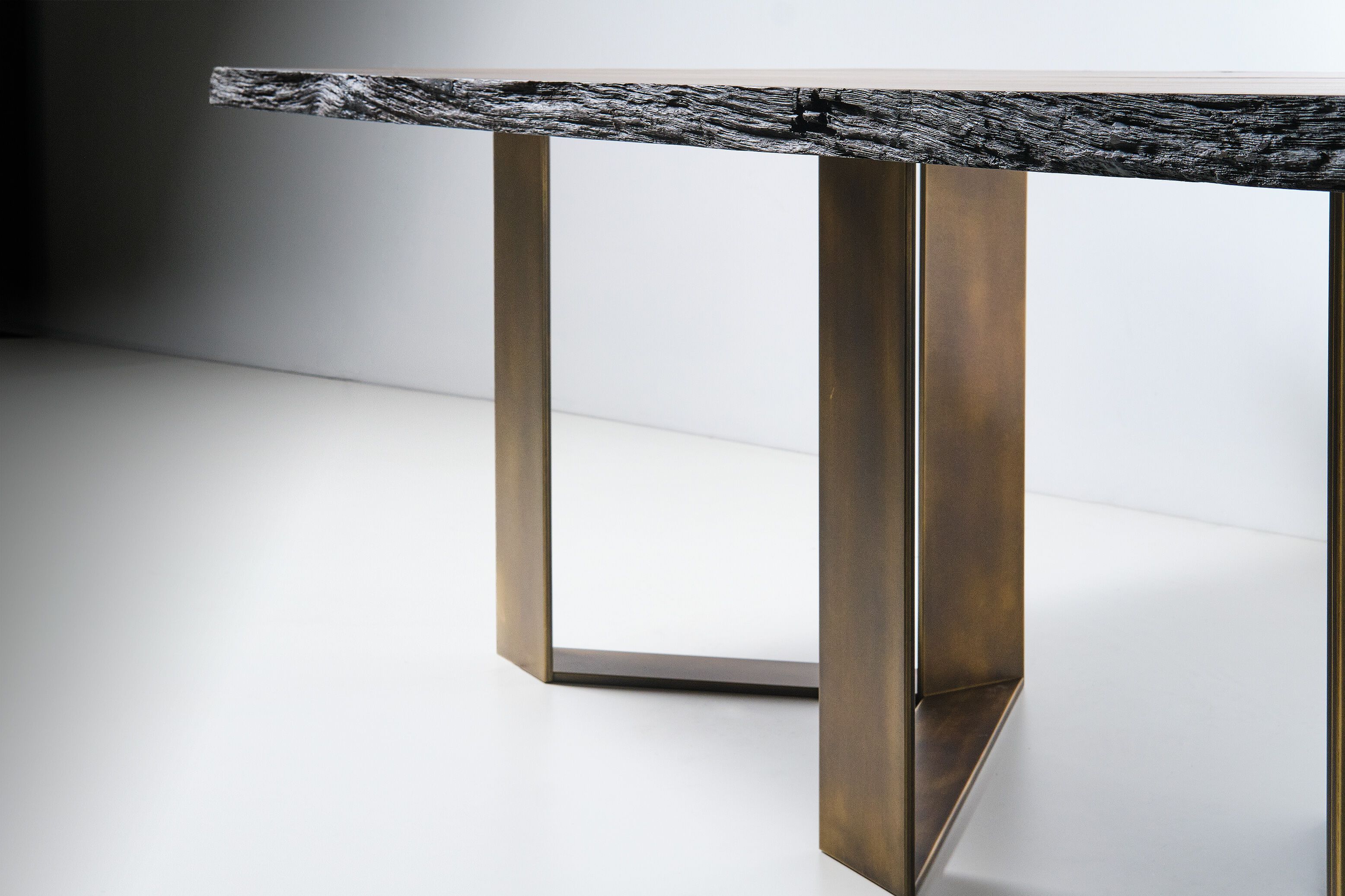 Прямоугольный стол из ископаемого дуба Teúkhō PYTHAGORAS ARCH-00010077 - Вид №2