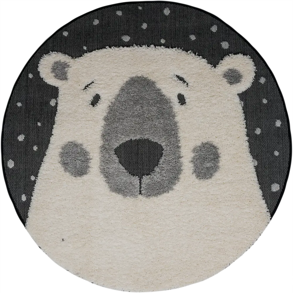 Ковер полипропилен Richie 15519/969 ø120 см цвет белый 82410305 STLM-2044355 BALTA RUGS 