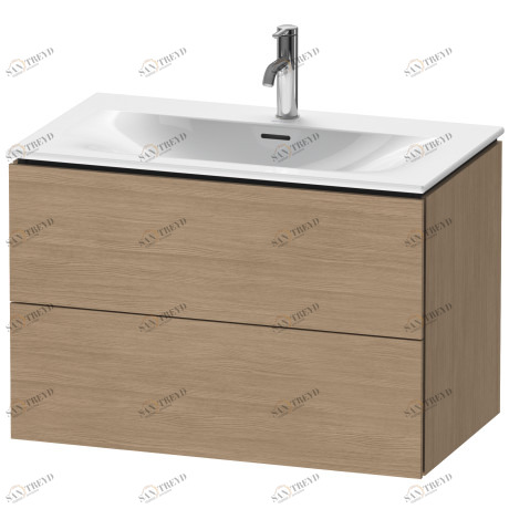 LC630705252 L-Cube Тумбочка подвесная Европейский дуб, декор Duravit
