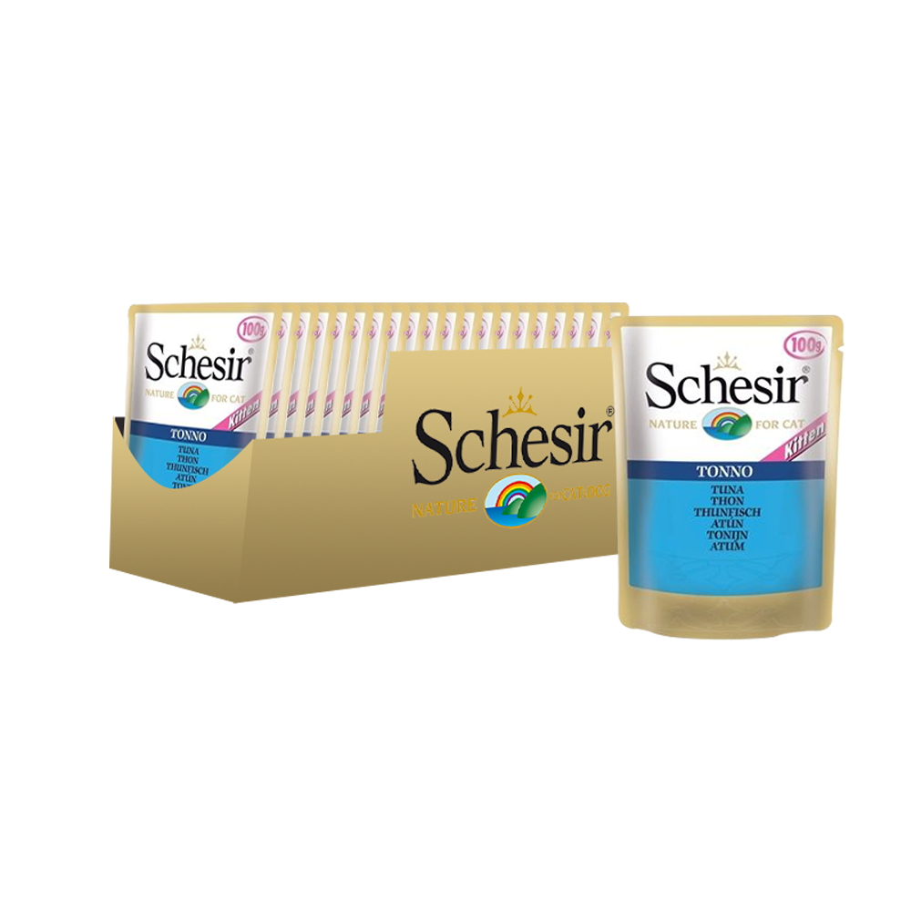 Т0040998*20 Корм для котят тунец конс.100г (упаковка - 20 шт) SCHESIR 