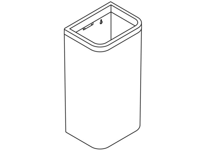 477.05B20398 корзина для бумаг HEWI Neuheiten SAN  - Вид №6