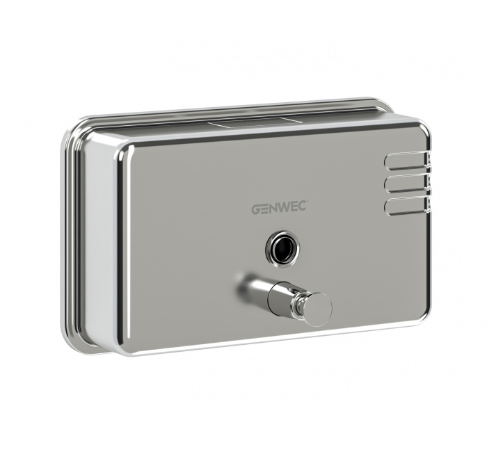 GW04 02 04 01 Genwec Дозатор мыла горизонтальный 1100мл нержавеющая сталь 304 сатин 
