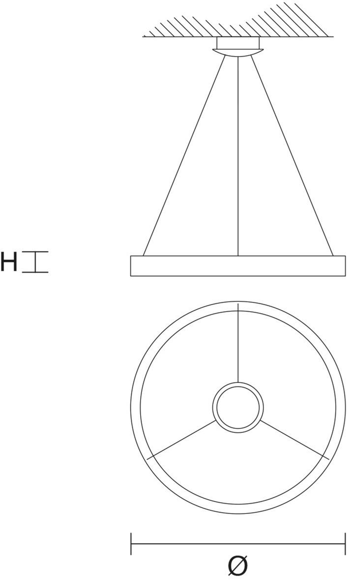 Masiero Светодиодный подвесной светильник прямого света из дерева Libe sun-id-1392435 - Вид №2