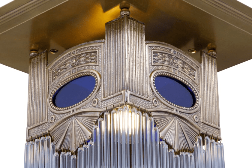 Patinas Lighting Потолочный светильник из латуни ручной работы Triest sun-id-1387594 - Вид №2